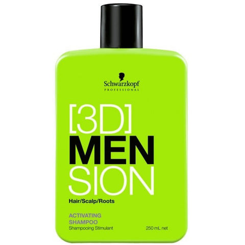 SCHWARZKOPF PROFESSIONAL 3DMENsion Activating Shampoo - sampon pentru barbati impotriva caderii parului 250 ml