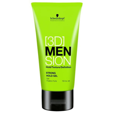 SCHWARZKOPF PROFESSIONAL 3DMENsion Strong Hold Gel - gel profesional de par barbati cu fixare foarte puternica