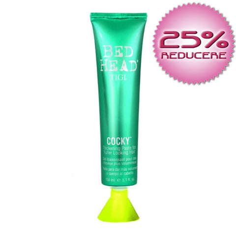 TIGI Bed Head Cocky Thickening Paste Fuller Looking Hair - crema modelatoare profesionala  pentru volum