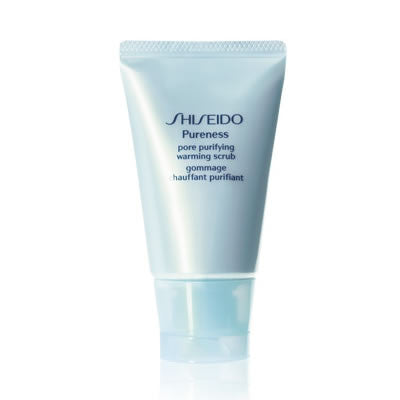 SHISEIDO Pureness Pore Purifying Warming Scrub- Gel exfoliant termal pentru fata