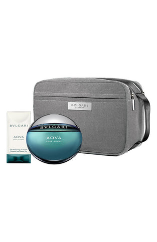 BVLGARI Aqua pour Homme Set cadou Edt 100ml + 75ml Shower gel + Cosmetic bag