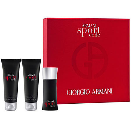 GIORGIO ARMANI Code Sport Set Cadou Edt 75ml + 2x75 Shower gel