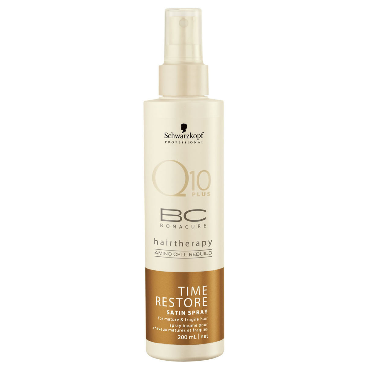 SCHWARZKOPF PROFESSIONAL BC Bonacure Time Restore Satin Spray - tratament profesional fara clatire par matur / fragil cu Q10