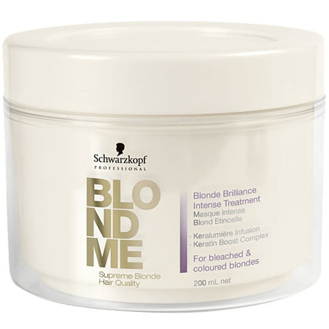 SCHWARZKOPF PROFESSIONAL Blond Me Brilliance Intense Treatment - masca profesionala pentru par decolorat
