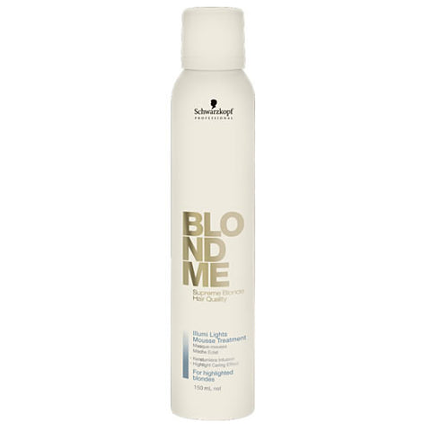 SCHWARZKOPF PROFESSIONAL Blond Me Illumi Lights Mousse - spuma tratament profesionala revitalizare par blond