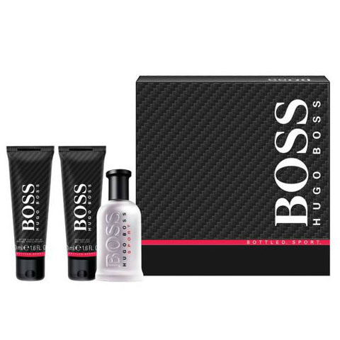 HUGO BOSS No.6 Sport Set Cadou EDT 50ml, Balsam dupa ras 50ml, Gel de dus 50ml