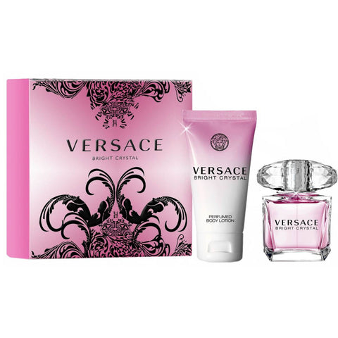 VERSACE Bright Crystal Set Cadou Edt 90, 100ml Lotiune de Corp