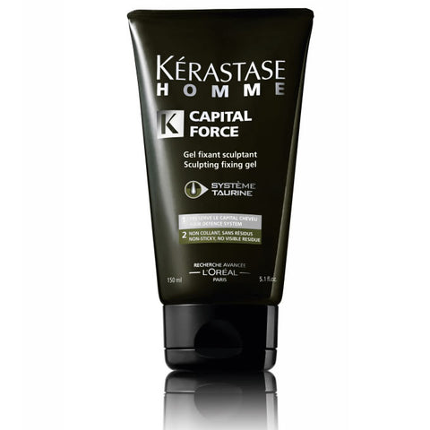 KERASTASE Homme Capital Force Fixing Gel - Gel profesional par pentru barbati