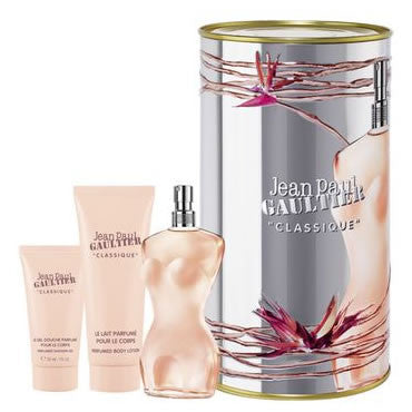 JEAN PAUL GAUTIER Classique Set Cadou Edt 50ml,75ml Gel de dus, 30ml Gel de dus