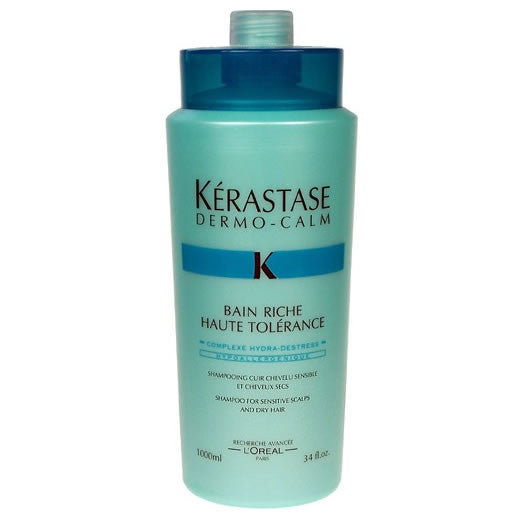 KERASTASE Dermo-Calm Bain Riche Haute Tolérance Shampoo - sampon pentru par uscat 1000ml