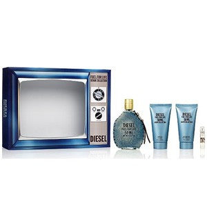 DIESEL Fuel for Life Man Denim Collection Set Cadou Edt 75ml + 50ml Balsam dupa ras + 50ml Gel de dus + 1,5ml Edt femme