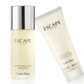 CALVIN KLEIN Escape for Men Set Cadou Edt 100ml + 200ml After shave balm