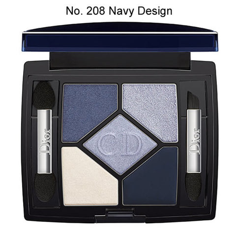 Christian Dior 5 Color Designer All In One Artistry Palette - No. 208 Navy Design