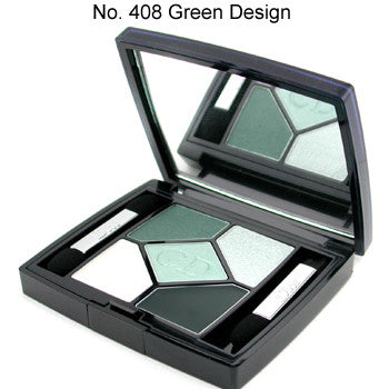 Christian Dior 5 Color Designer All In One Artistry Palette - No. 408 Green Design