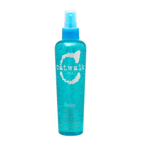 TIGI  Catwalk Frisky Scruching Gel with Attitude ( Lightweigh Spray Gel for Curly/ Wavy Hair )