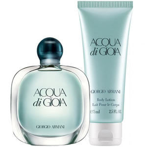 GIORGIO ARMANI Acqua di Gioia Set Cadou Edp 50ml + 75mlX2 Lotiune de Corp