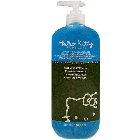HELLO KITTY Creamy hand and body wash Cashmere & Vanilla - crema gel de dus pentru copii