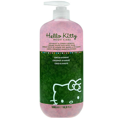 HELLO KITTY Creamy hand and body wash Coconut & Karite - crema gel de dus pentru copii