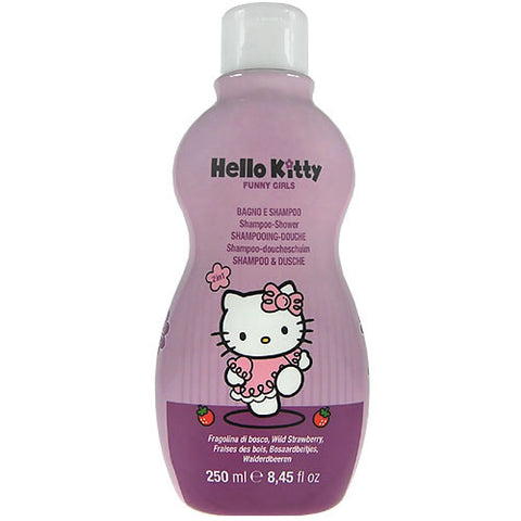 HELLO KITTY Funny Girls Shampoo 2in1 Wild strawberry - sampon pentru copii