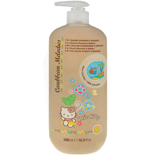 HELLO KITTY Caribbean Melodies Shampoo 3in1 Pina Colada 500ml