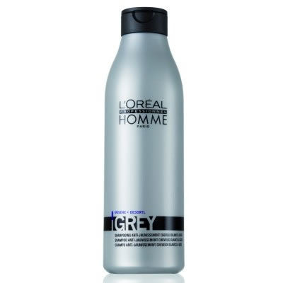 L'OREAL Professionnel Homme Grey Shampoo - sampon pentru par grizonat 750ml