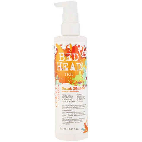 TIGI Balsam profesional Bed Head Combat Dumb Blonde Leave In Conditioner - balsam pentru par cu suvite