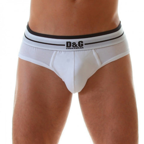 D & G Men's briefs N80090 W0111 WHITE S-EU3
