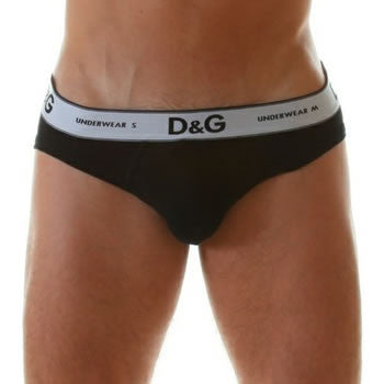 D & G Men's briefs N80114 N000 BLACK XL-EU6