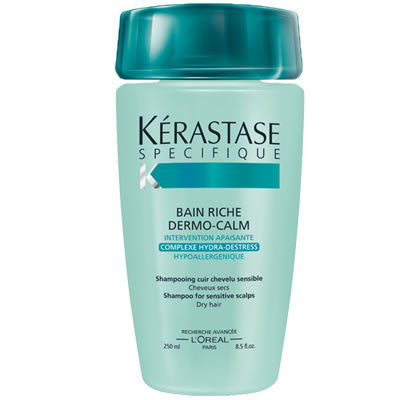 KERASTASE Sampon profesional Dermo-Calm Bain Riche Haute Tolérance Shampoo - sampon pentru par uscat 250ml