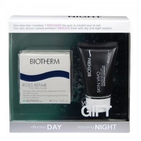 BIOTHERM Rides Repair Day Night Set Cadou Rides Repair Pur Silicum Day 50ml + Skin Vivo Overnight 30ml