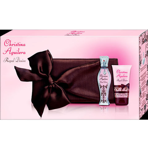 CHRISTINA AGUILERA Royal Desire Set Cadou EDP 30 ml, Lapte de corp 50 ml si scrisorita de seara