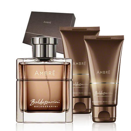 HUGO BOSS Baldessarini Ambre Set Cadou EDT 50ml, Gel de dus 50ml, Balsam dupa ras 50ml