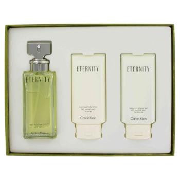 CALVIN KLEIN Eternity Set Cadou Edp 100ml + 100ml Shower gel + 100ml Body lotion