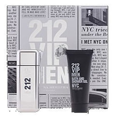 CAROLINA HERRERA 212 VIP Men Set Cadou EDT 100 ml + gel de dus 100 ml