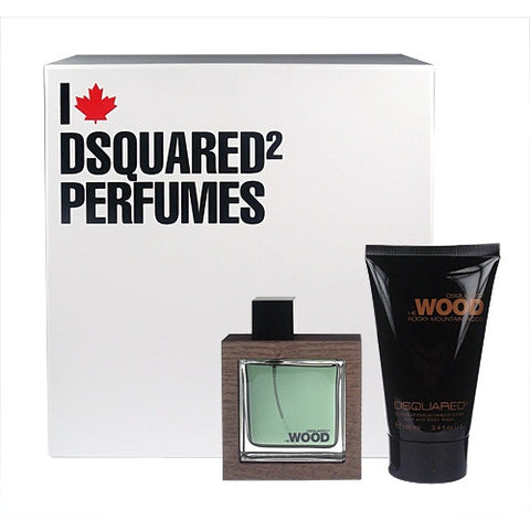 DSQUARED2 He Wood Rocky Mountain Wood Set Cadou Edt 50ml + Gel de dus 100ml