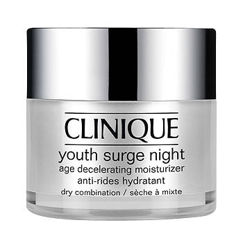 CLINIQUE Youth Surge Night Dry to combination skin - crema de noapte pentru ten uscat/mixt